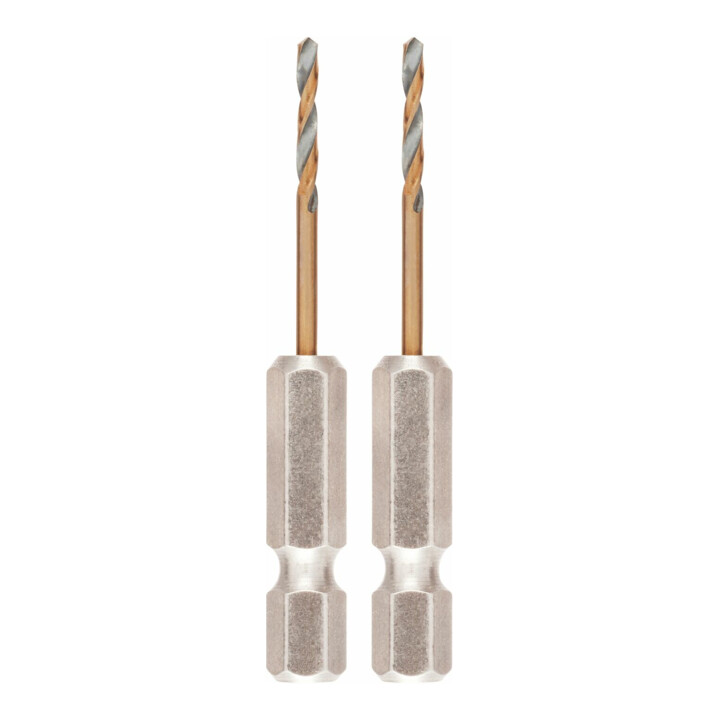 Foret à métaux HSS-G DEWALT, 2x2mm, hexagonal