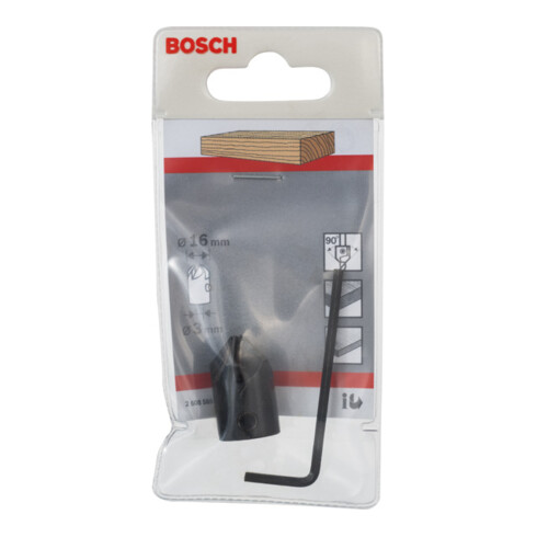Foret-aléseur creux Bosch pour mèches à tourillon M 5