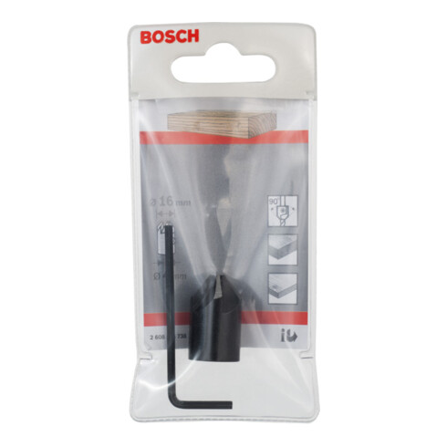 Foret-aléseur creux Bosch pour mèches à tourillon M 5
