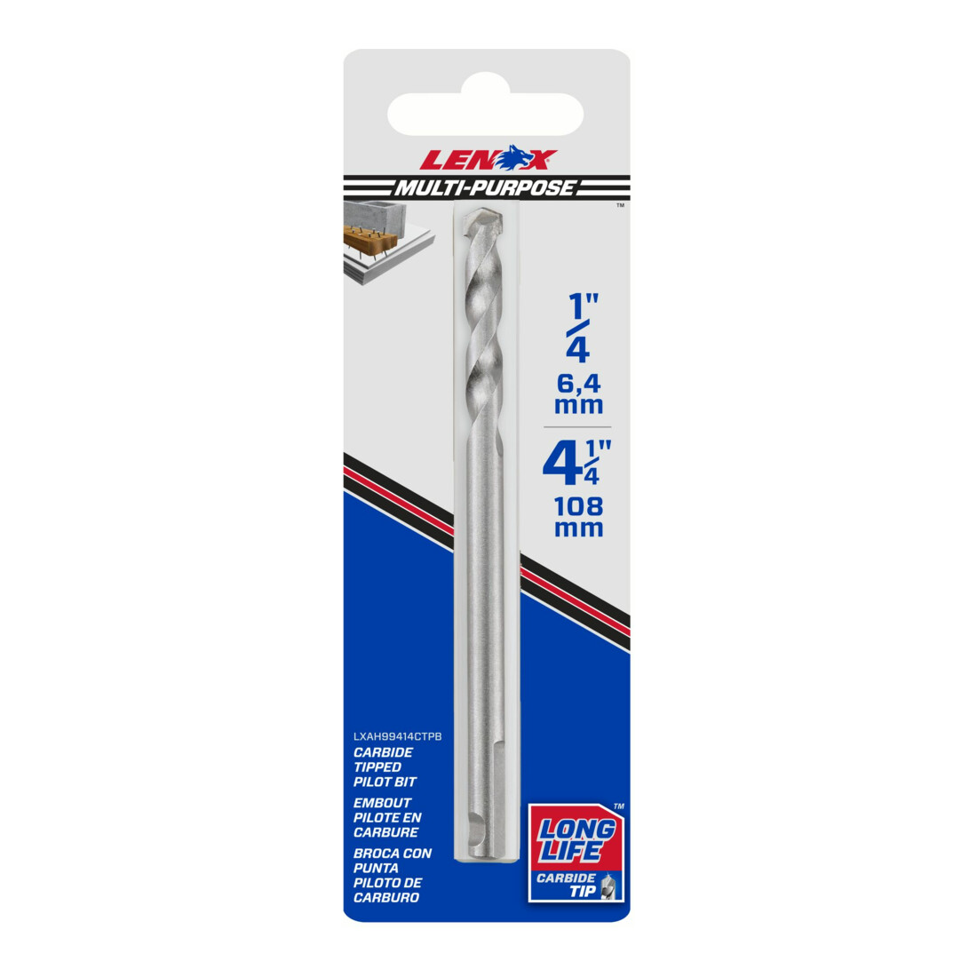 Foret de centrage Lenox Carbide