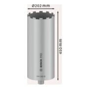 Foret diamanté Bosch Standard pour béton 1 1/4" UNC 200 mm 450 mm 450 mm 12 10 mm-4
