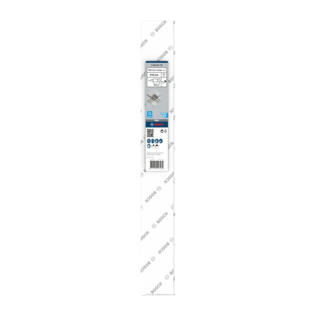 Foret diamanté Bosch Standard pour béton 1 1/4" UNC 62 mm 450 mm 6, 10 mm