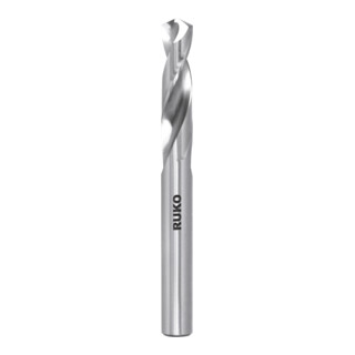 Foret Ruko DIN 338 type N, HSS laminé
