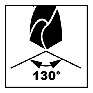 Foret hélicoïdal RUKO DIN 338 Type VA HSSE Co 5, point de croisement selon DIN 1412 C