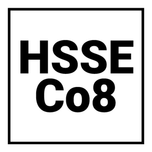 Foret DIN 338 type VA HSSE Co 8 TiAlN