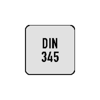 Foret hélicoïdal Ruko DIN 345 type N HSS D
