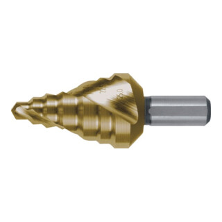 Perceuse Ruko HSS-TiN, cannelée en spirale avec rectification transversale