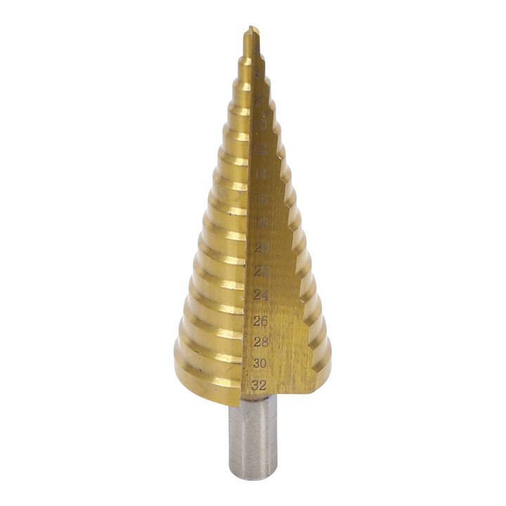 Foret étagé nitrure de titane Ø 4 - 32 mm BGS