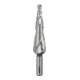 Foret étagé RUKO plage de perçage 4-12 mm HSS-Co goujures hélicoïdales-1