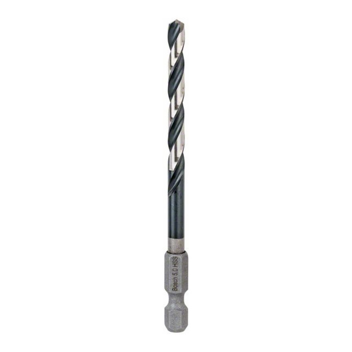 Foret hélicoïdal Bosch HSS à queue six pans 5,0 mm