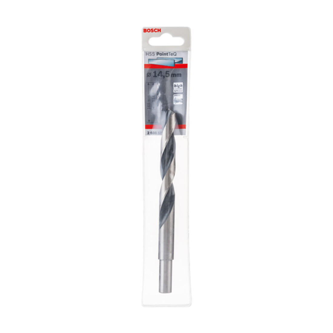 Foret hélicoïdal Bosch HSS PointTeQ 14,5 mm (court à queue décolletée)