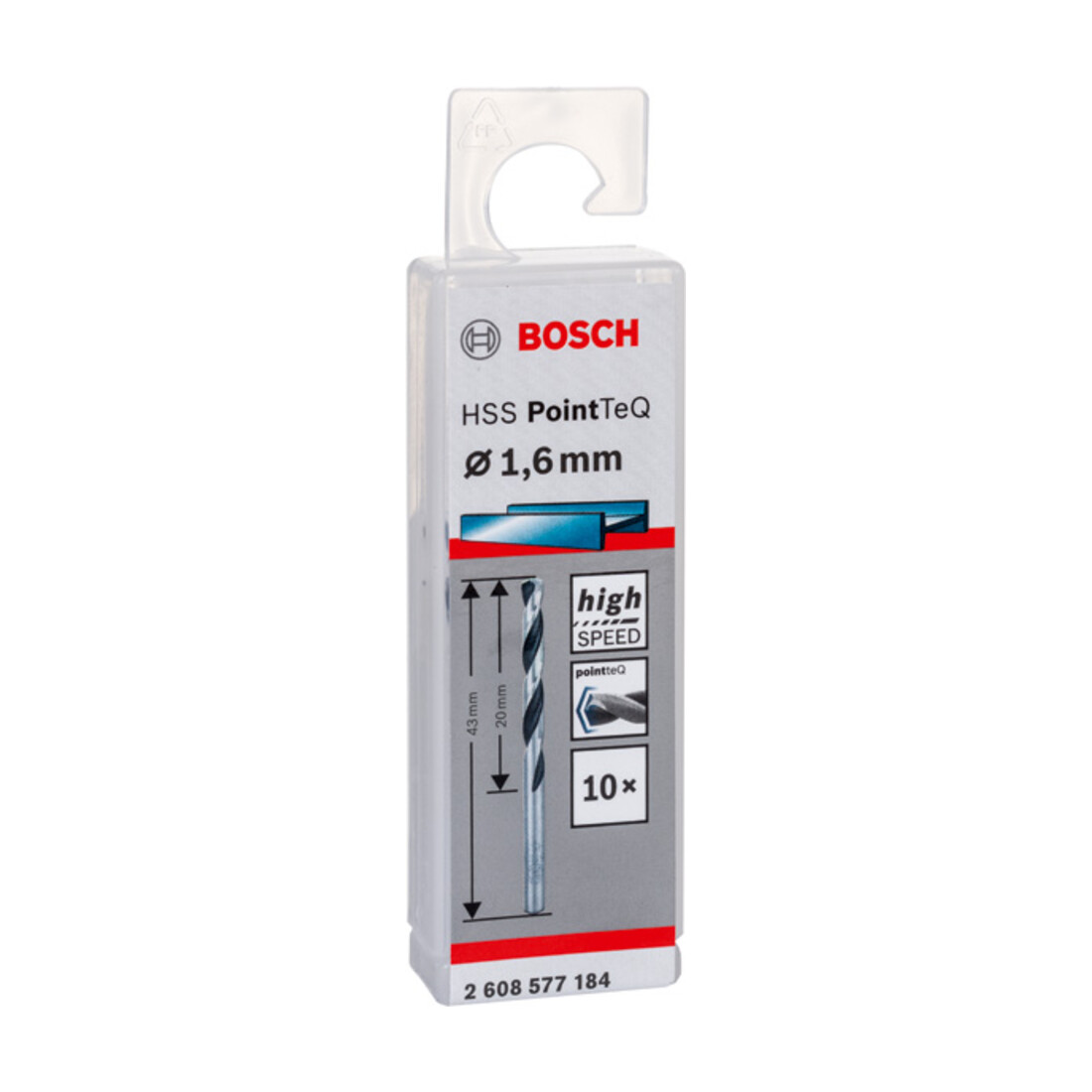 Foret hélicoïdal HSS PointTeQ 9,9 mm