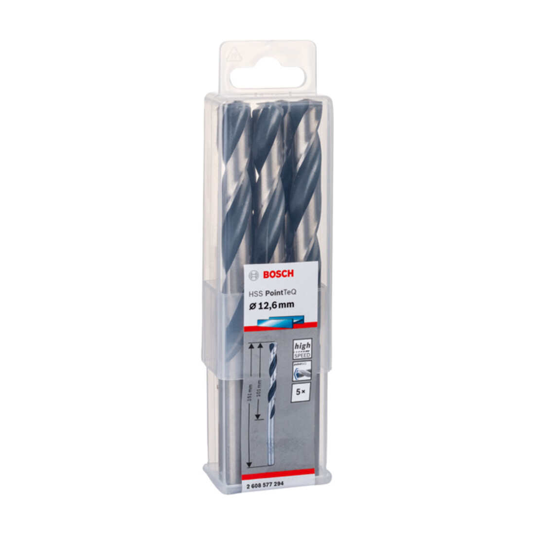 Foret hélicoïdal HSS PointTeQ 12,6 mm