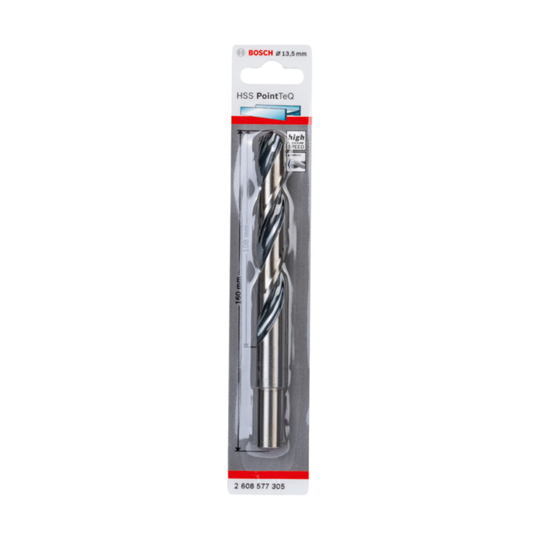 Foret hélicoïdal Bosch HSS PointTeQ 20,0 mm (court à queue décolletée)