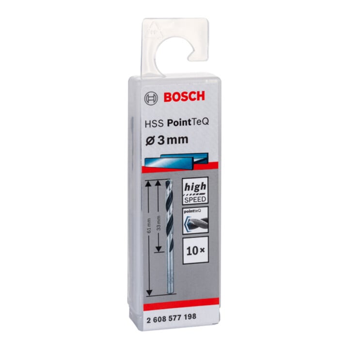 Foret hélicoïdal HSS PointTeQ 3,0 mm