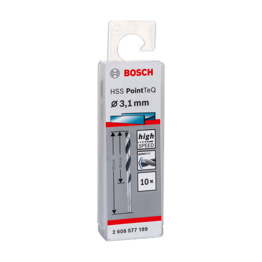 Foret hélicoïdal HSS PointTeQ 9,9 mm