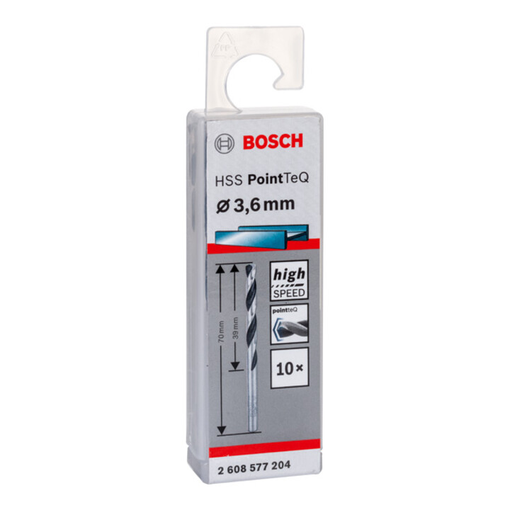 Foret hélicoïdal HSS PointTeQ 3,6 mm