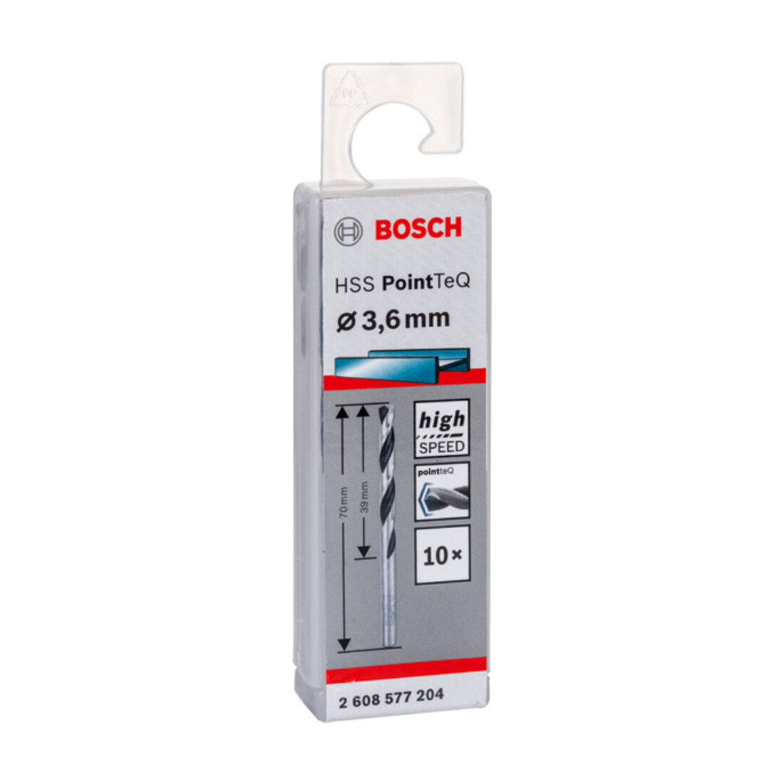Foret hélicoïdal HSS PointTeQ 3,6 mm