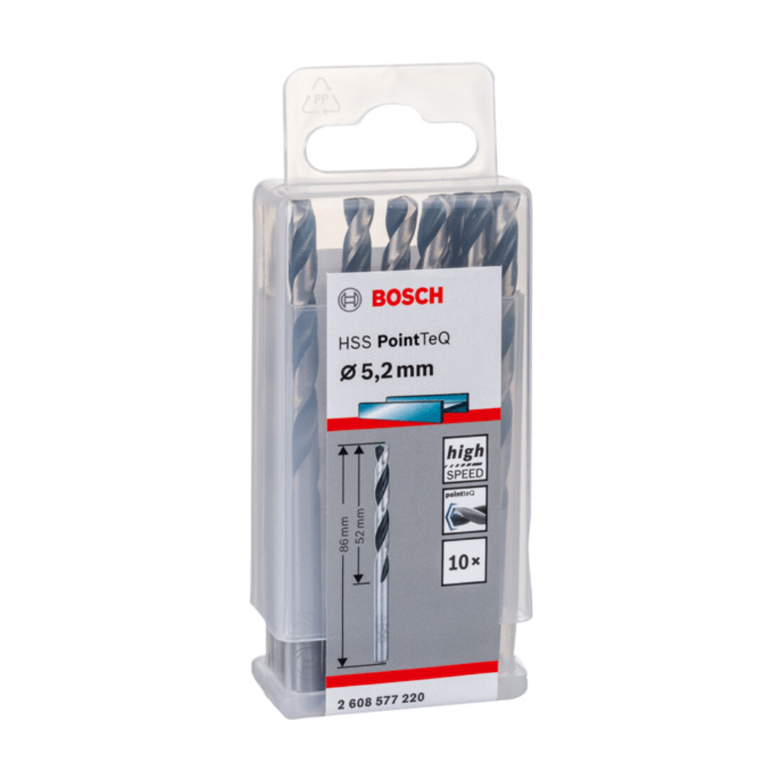 Foret hélicoïdal HSS PointTeQ 5,2 mm