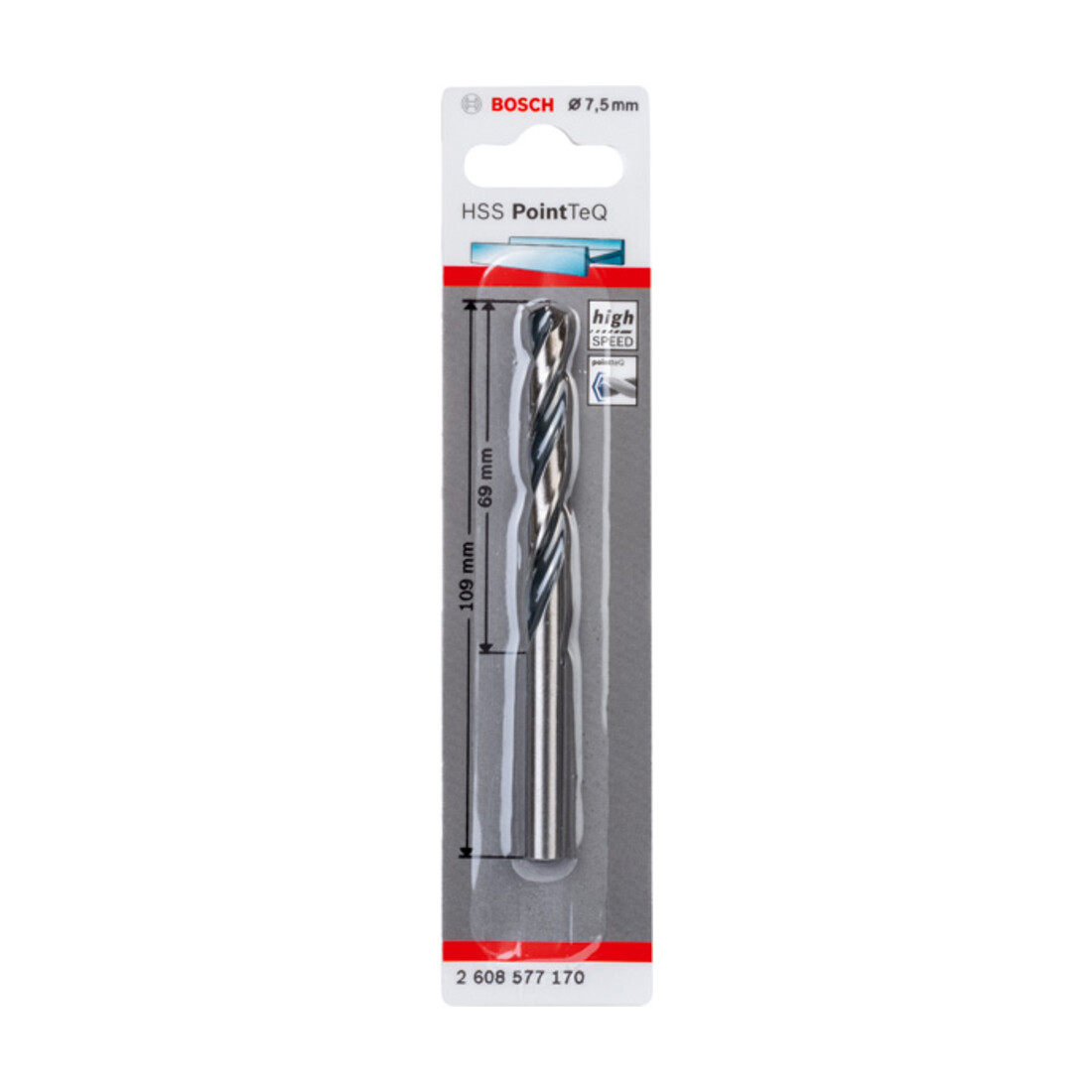 Foret hélicoïdal HSS PointTeQ 9,0 mm