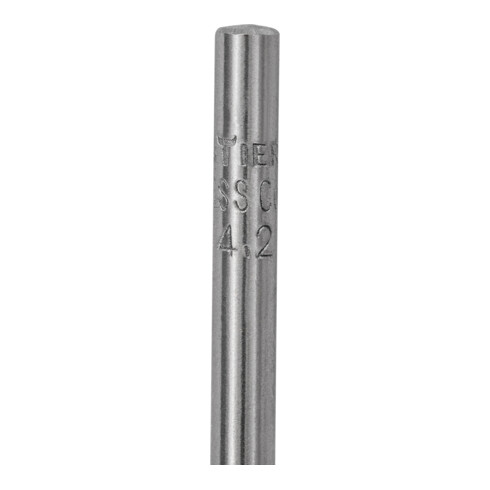 Foret hélicoïdal STIER 4,2 mm Premium HSS-E Co5 DIN 338 135°
