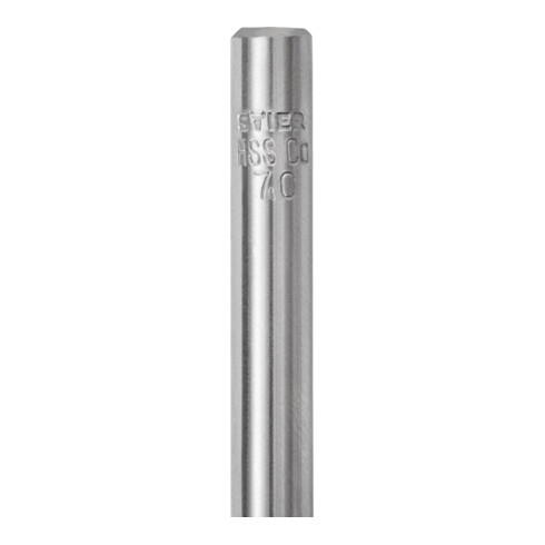Foret hélicoïdal STIER 7 mm Premium HSS-E Co5 DIN 338 135°