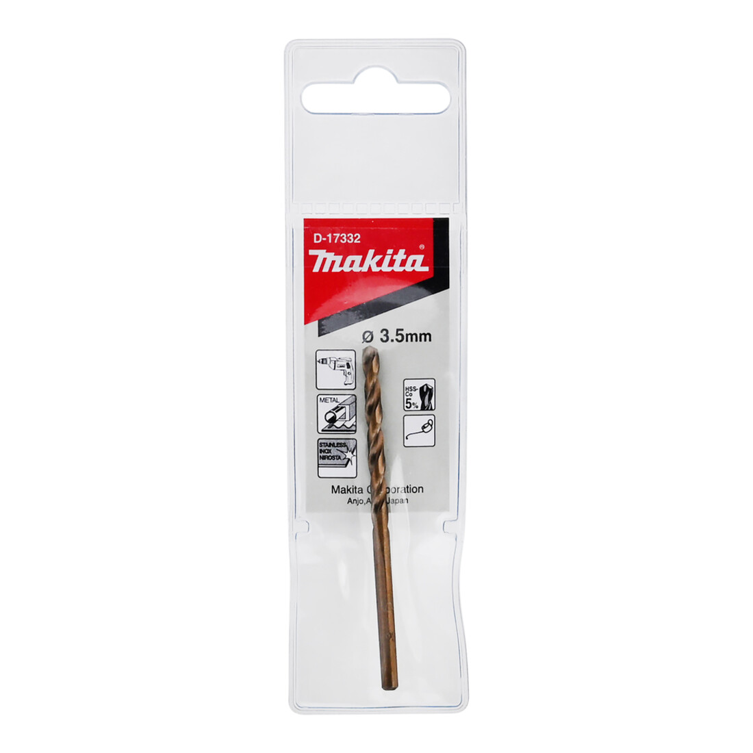 Foret Makita HSS-CO3.50x70mm (D-17332)