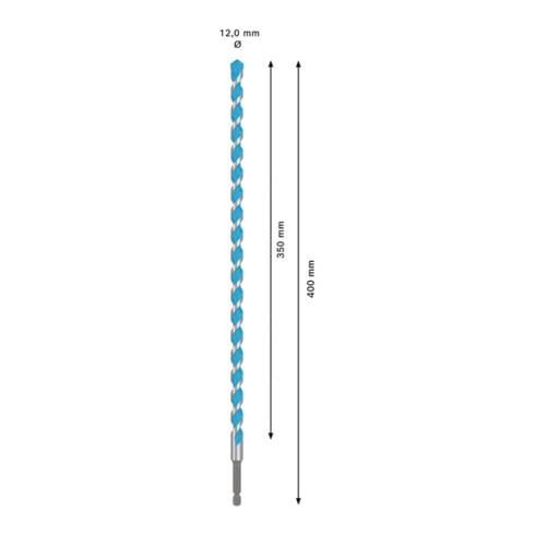 Foret Multi Construction Bosch EXPERT HEX-9, 12 x 350 x 400 mm