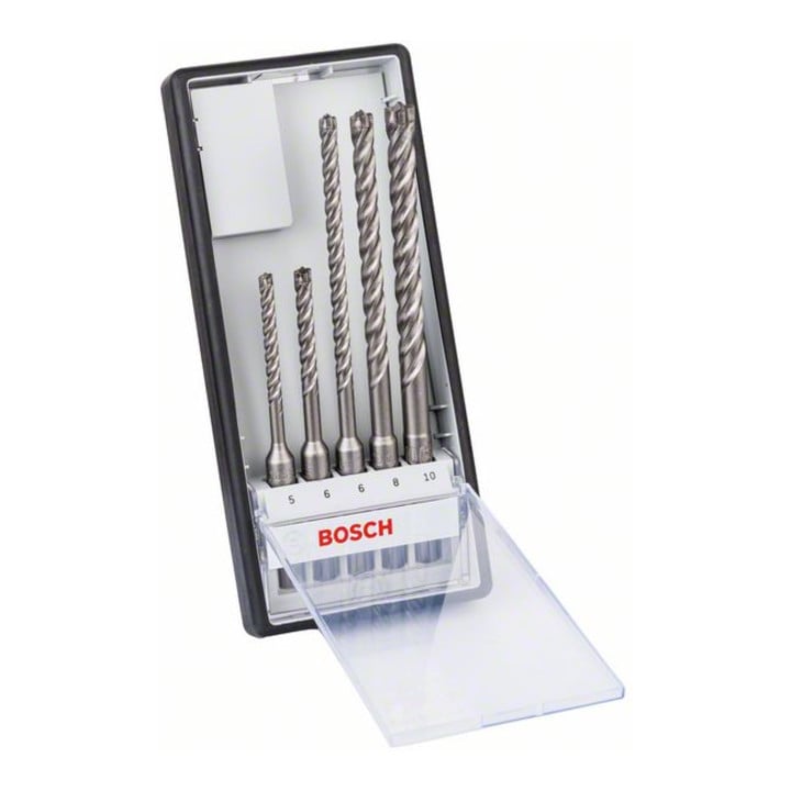 Foret Robust Line Bosch SDS plus-7X pour perforateur, 5 pcs