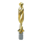 Ruko Combination Machine Tap Bit "Short" HSS-TiN HSS-1