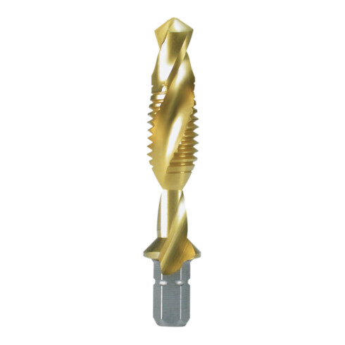 Ruko Combination Machine Tap Bit "Short" HSS-TiN HSS