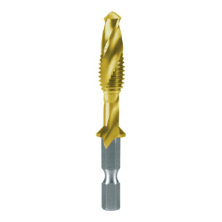 RUKO Embout de taraudage combiné long HSS-TiN