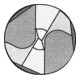 Forets à dépointer HSS, 8mm