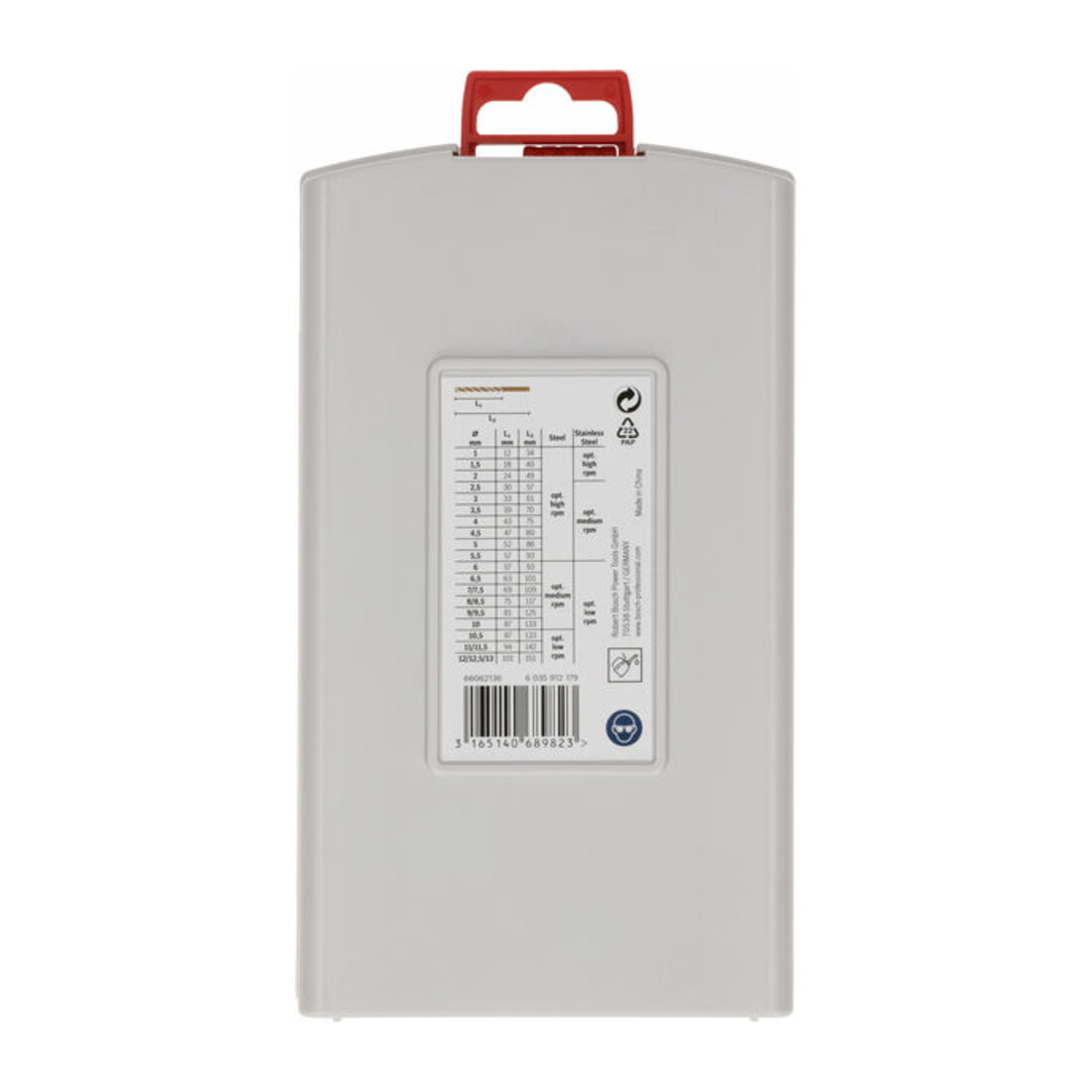 Forets à métaux HSS-Co (alliage cobalt), DIN 338, set ProBox de 25 pièces 1-13 mm