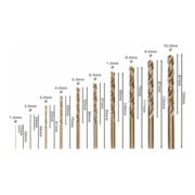 Forets à métaux HSS-Co Robust Line, jeu de 10 pièces 1; 2; 3; 4; 5; 6; 7; 8; 9; 10 mm-5