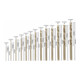 Forets à métaux HSS-Co Robust Line, jeu de 13 pièces 1,5; 2; 2,5; 3; 3,2; 3,5; 4; 4,5; 4,8; 5; 5,5; 6; 6,5 mm-5