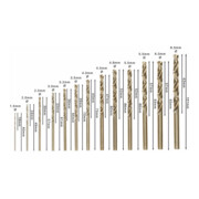 Forets à métaux HSS-Co Robust Line, jeu de 13 pièces 1,5; 2; 2,5; 3; 3,2; 3,5; 4; 4,5; 4,8; 5; 5,5; 6; 6,5 mm-5