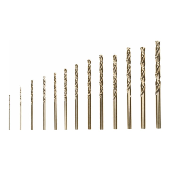 Forets à métaux HSS-Co Robust Line, jeu de 13 pièces 1,5; 2; 2,5; 3; 3,2; 3,5; 4; 4,5; 4,8; 5; 5,5; 6; 6,5 mm
