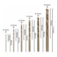 Forets à métaux HSS-Co Robust Line, jeu de 6 pièces 2; 3; 4; 5; 6; 8 mm