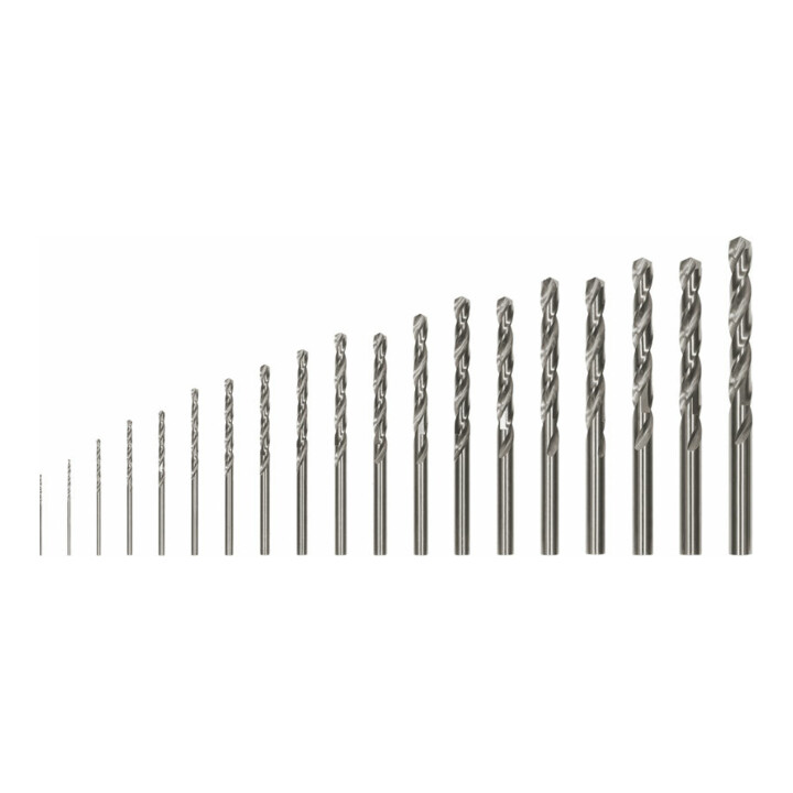 Forets à métaux HSS-G, DIN 338, 135°, assortiment ProBox de 19 pièces 1-10 mm