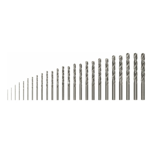 Forets à métaux HSS-G, DIN 338, 135°, assortiment ProBox de 25 pièces 1-13 mm
