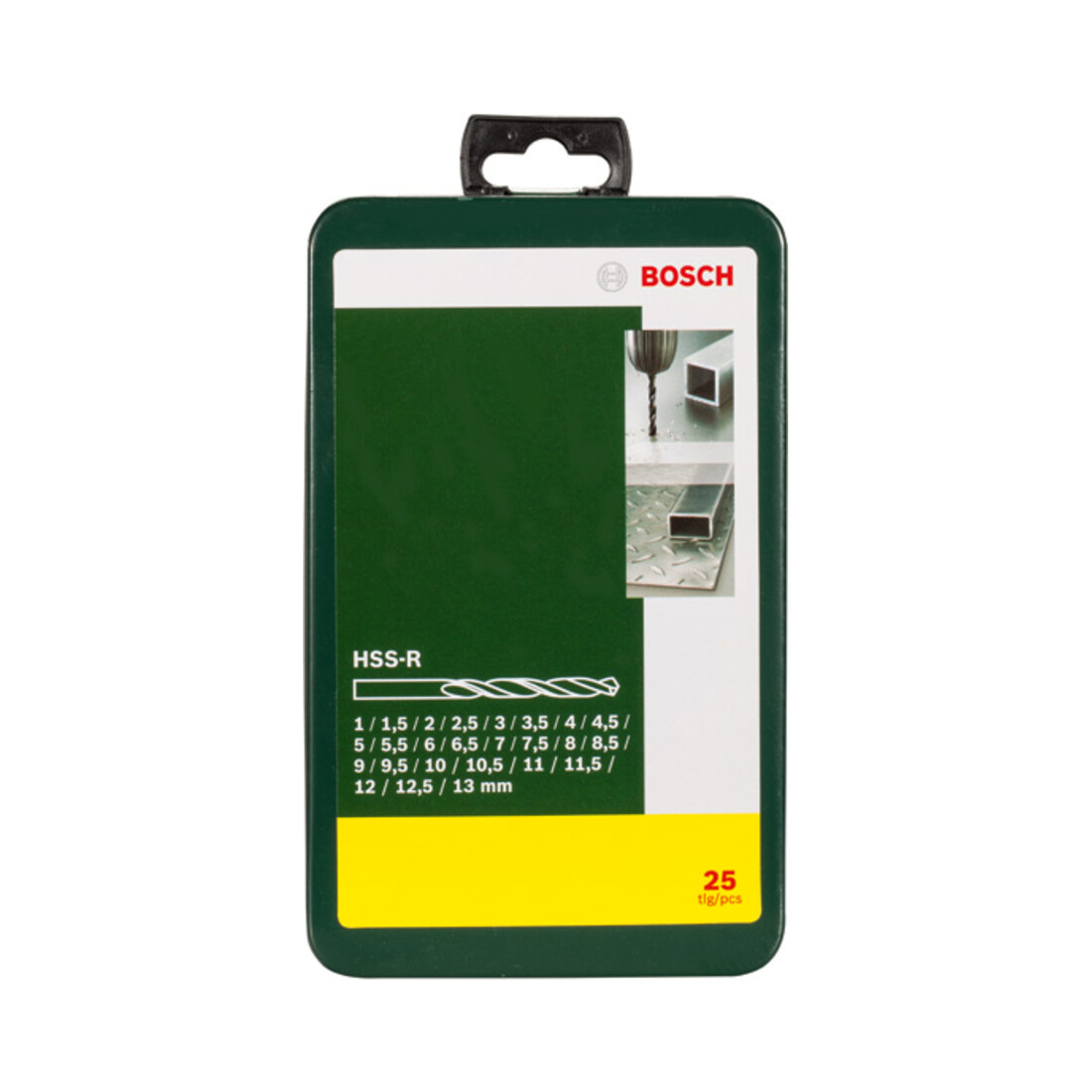 Forets à métaux HSS-R, set de 25 pièces