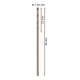 Forets à métaux rectifiés HSS-Co, DIN 338 1 x 12 x 34 mm-2