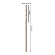 Forets à métaux rectifiés HSS-Co, DIN 338 1 x 12 x 34 mm-5