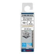 Forets à métaux rectifiés HSS-Co, DIN 338 2 x 24 x 49 mm-4