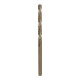 Forets à métaux rectifiés HSS-Co, DIN 338 5,1 x 52 x 86 mm