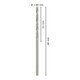 Forets à métaux rectifiés HSS-G, DIN 338 1,8 x 22 x 46 mm-5