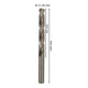 Forets à métaux rectifiés HSS-G, DIN 338 11,3 x 94 x 142 mm-5