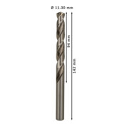 Forets à métaux rectifiés HSS-G, DIN 338 11,3 x 94 x 142 mm-5