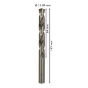 Forets à métaux rectifiés HSS-G, DIN 338 11,8 x 94 x 142 mm-5